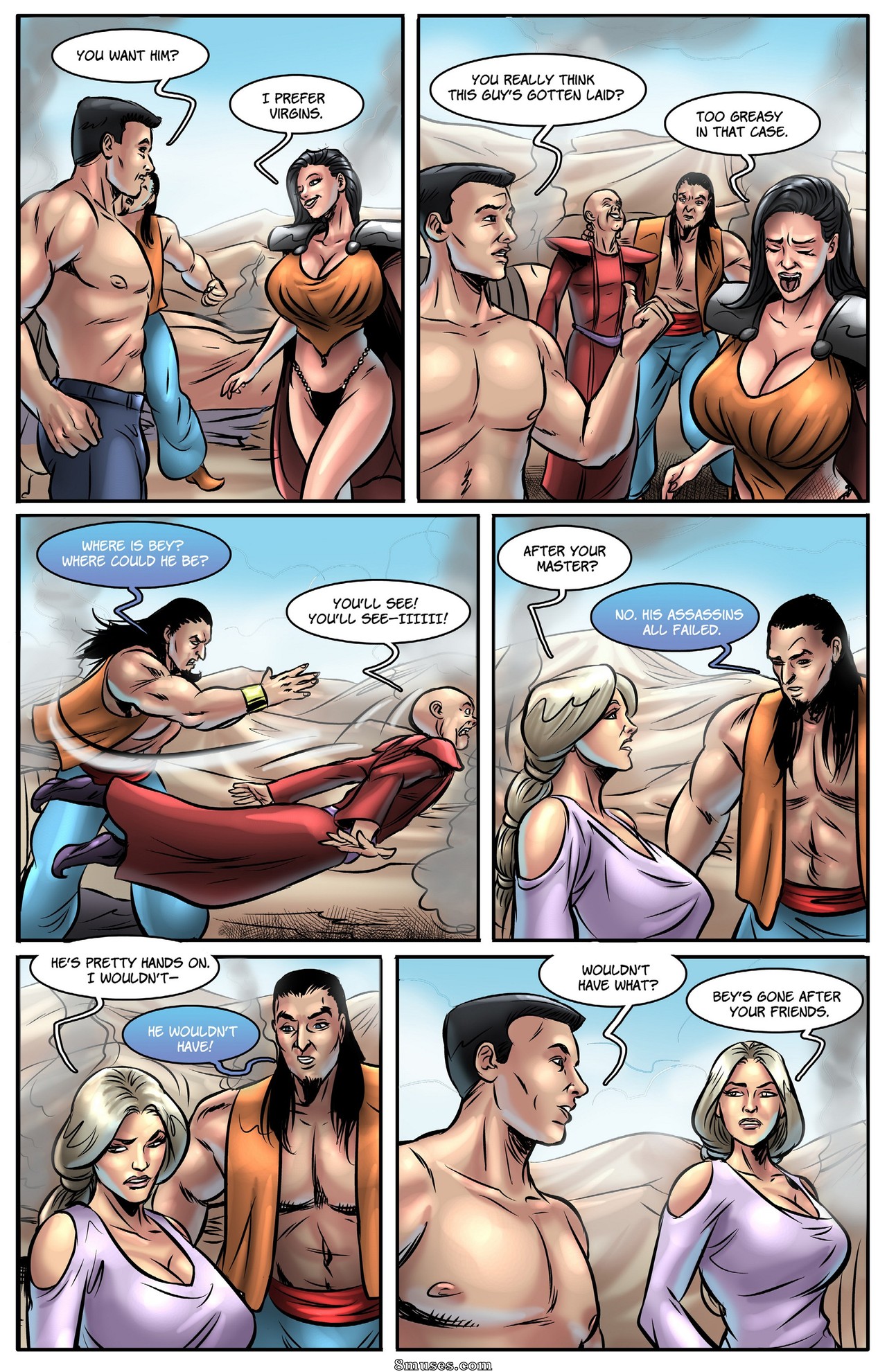 erotic story comics Page 8 | BE-Story-Club-Comics/The-Three-Wish-War/Issue-6 | 8muses - Sex  Comics