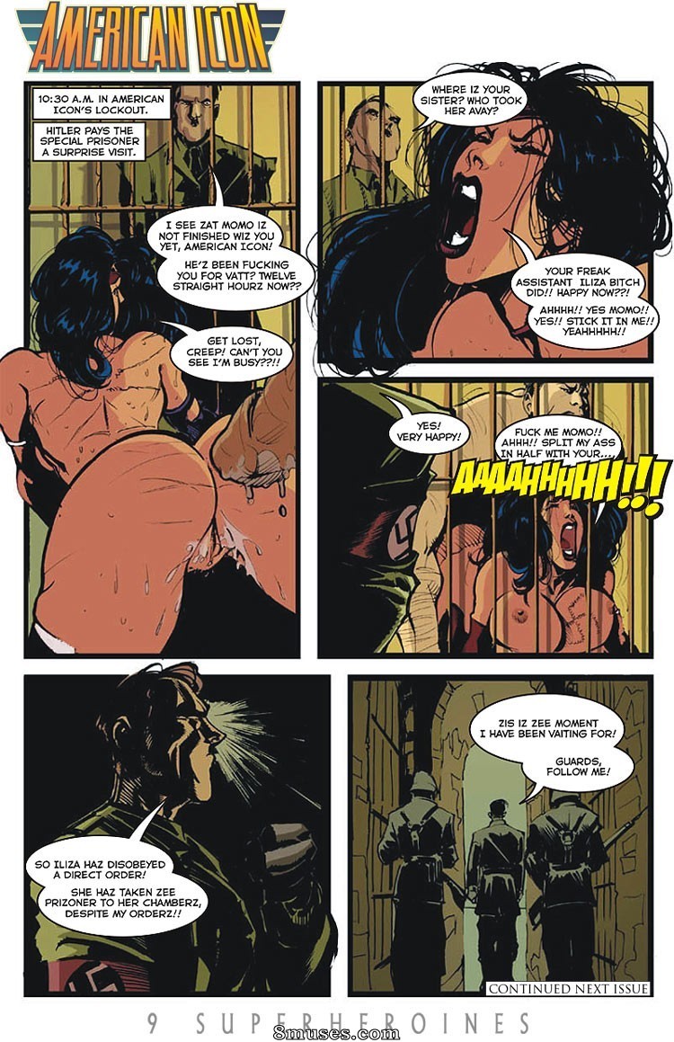 9 Superheroines Comics - American Icon vs evil nazis - Page 4