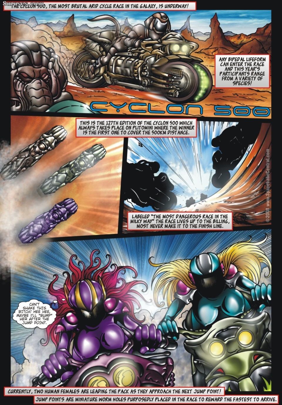 Monster Babe Central - Cyclon 500 - Page 1