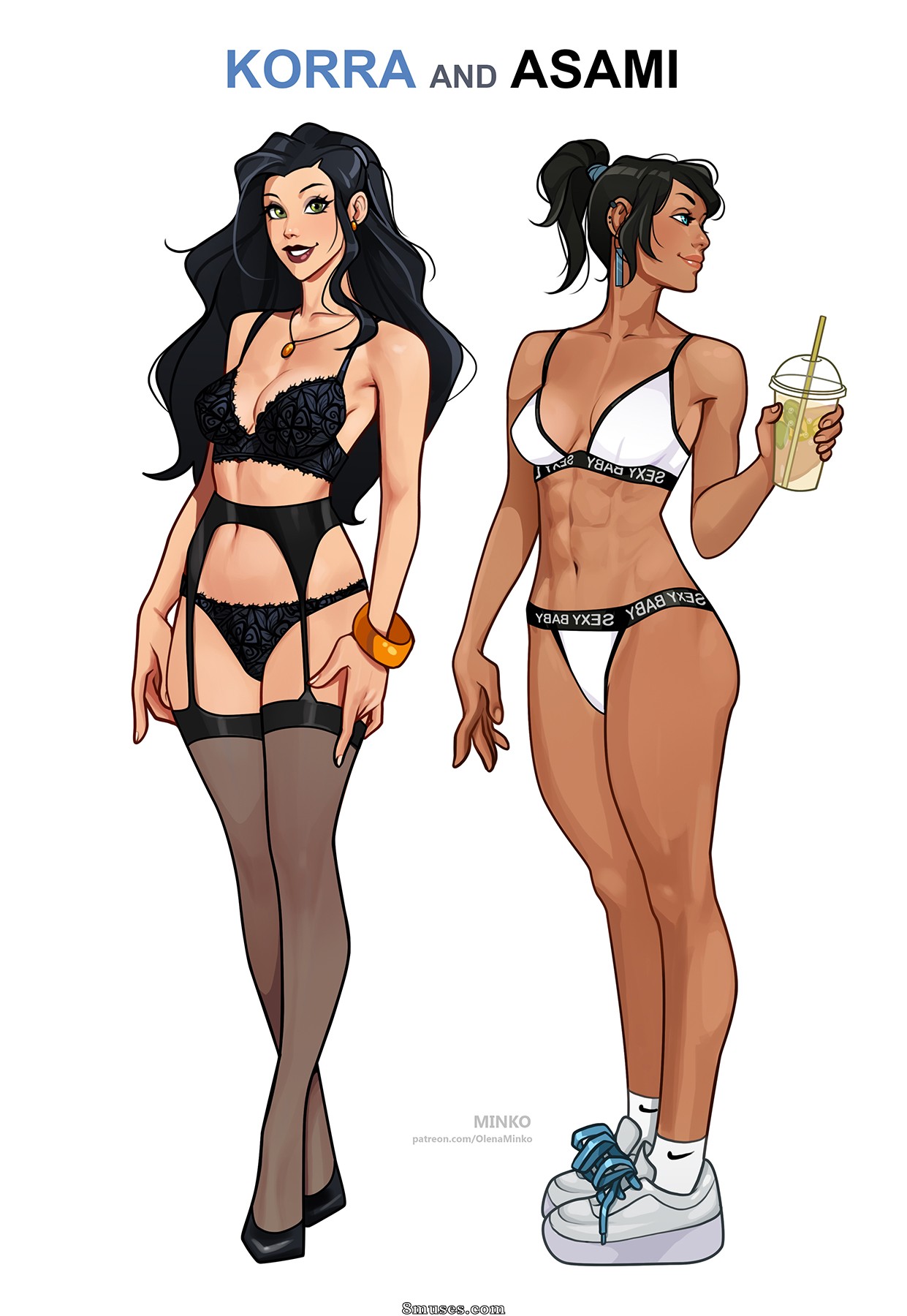 Page 2 | Olena-Minko-Comics/Korra-and-Asami-Office-Story | 8muses - Sex  Comics