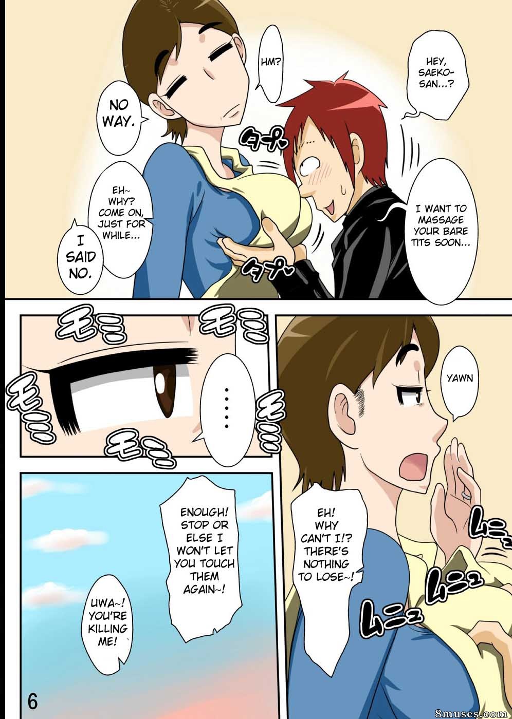 English - Freeloadin Aunt Fucker - Page 6