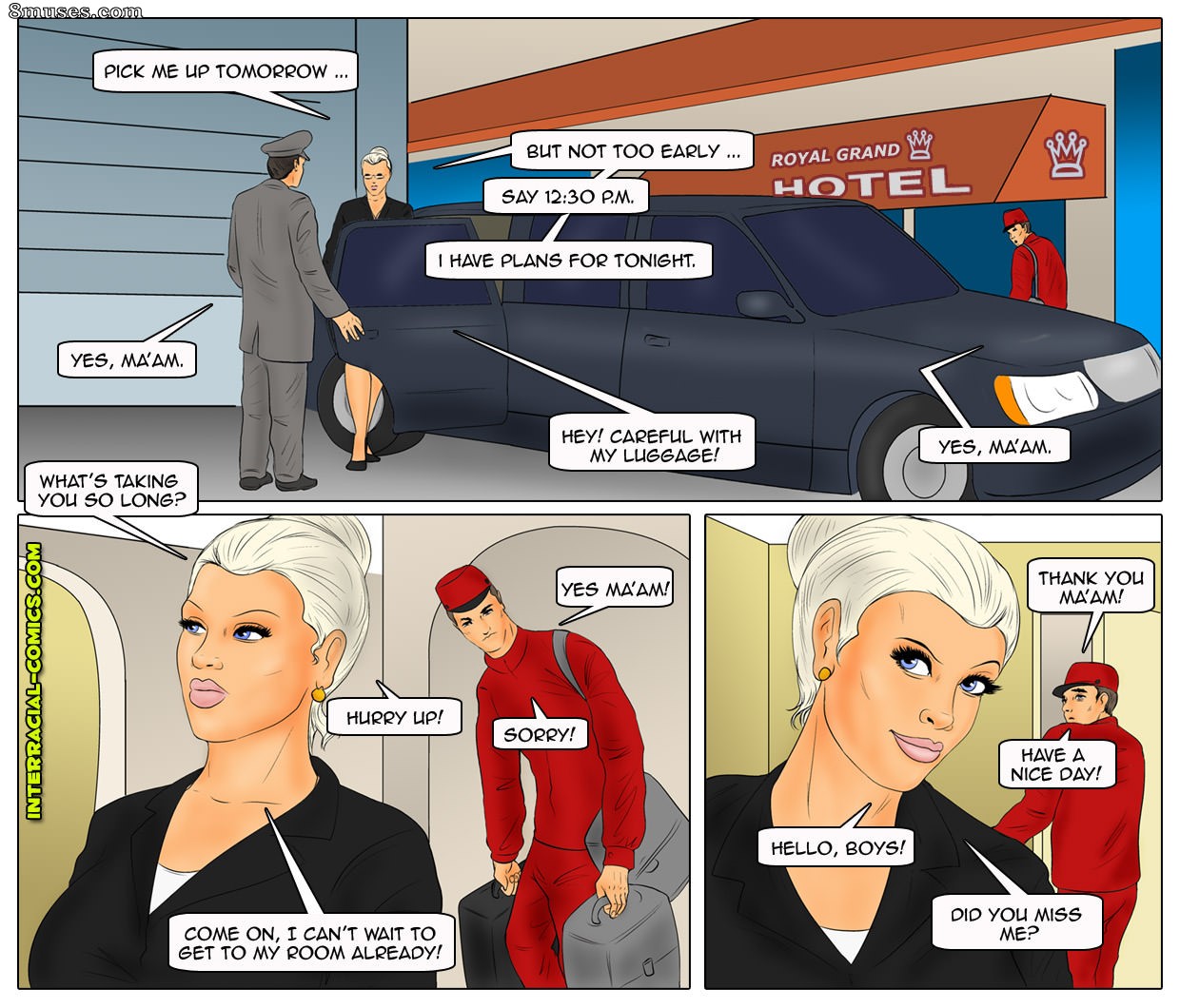 Interracial-Comics - Three Days In Chicago - Page 3