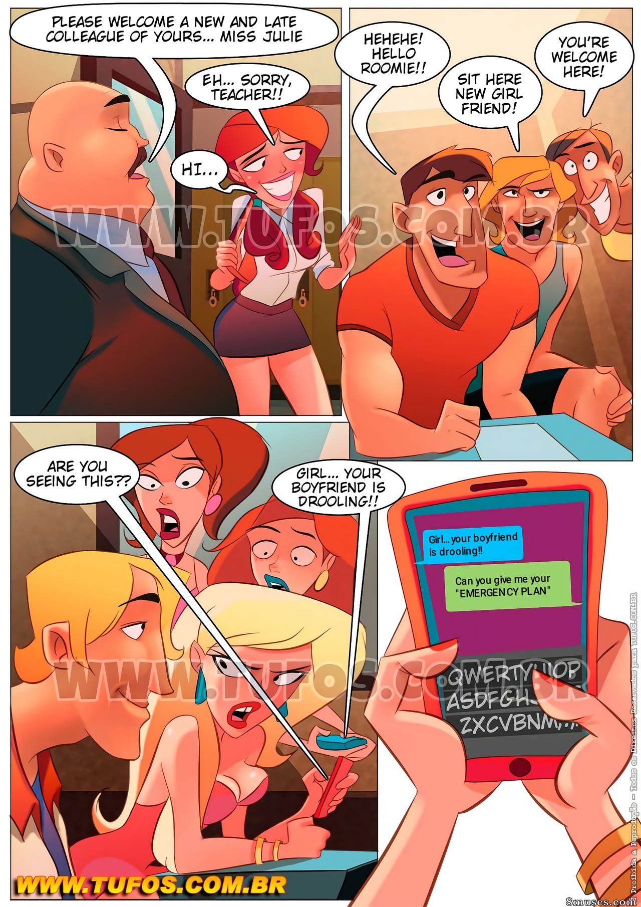 Galera da Facul - English - Issue 1 - The first day of school - Page 5