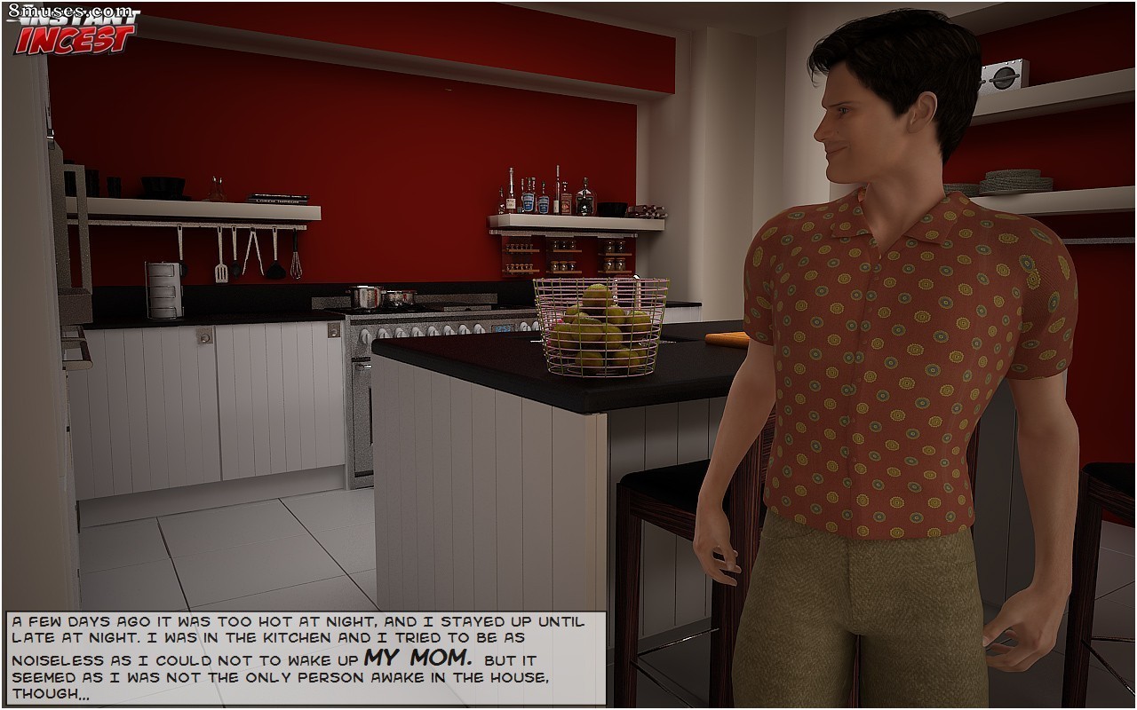 InstantIncest.com Comics - Transando com a mamãe no chão da cozinha - Página 2