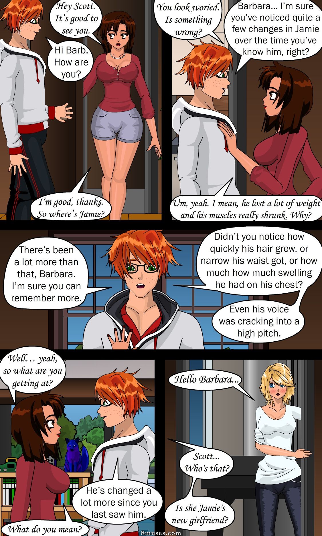 Sapphirefoxx - Companheiros de Quarto em Transformação - Página 104