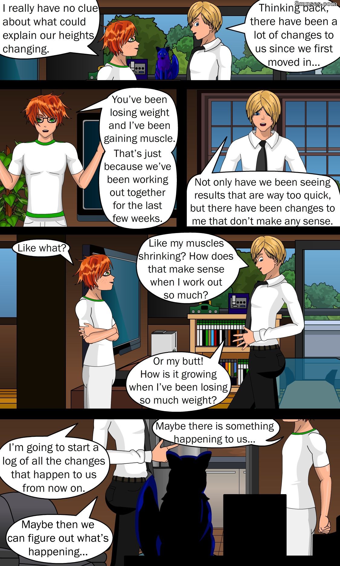 Sapphirefoxx - Shifting Roommates - Page 28