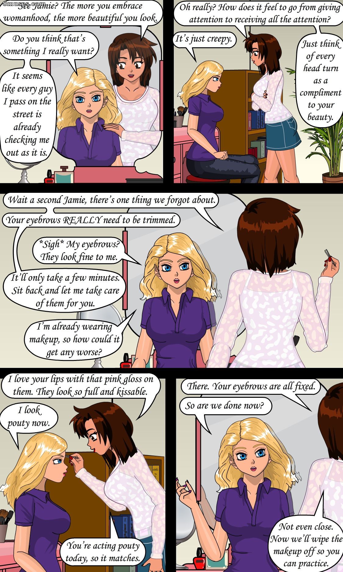 Sapphirefoxx - Companheiros de Quarto em Transformação - Página 170