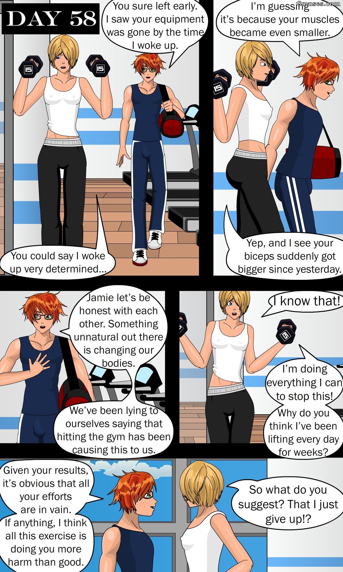 Sapphirefoxx - Shifting Roommates - Page 53