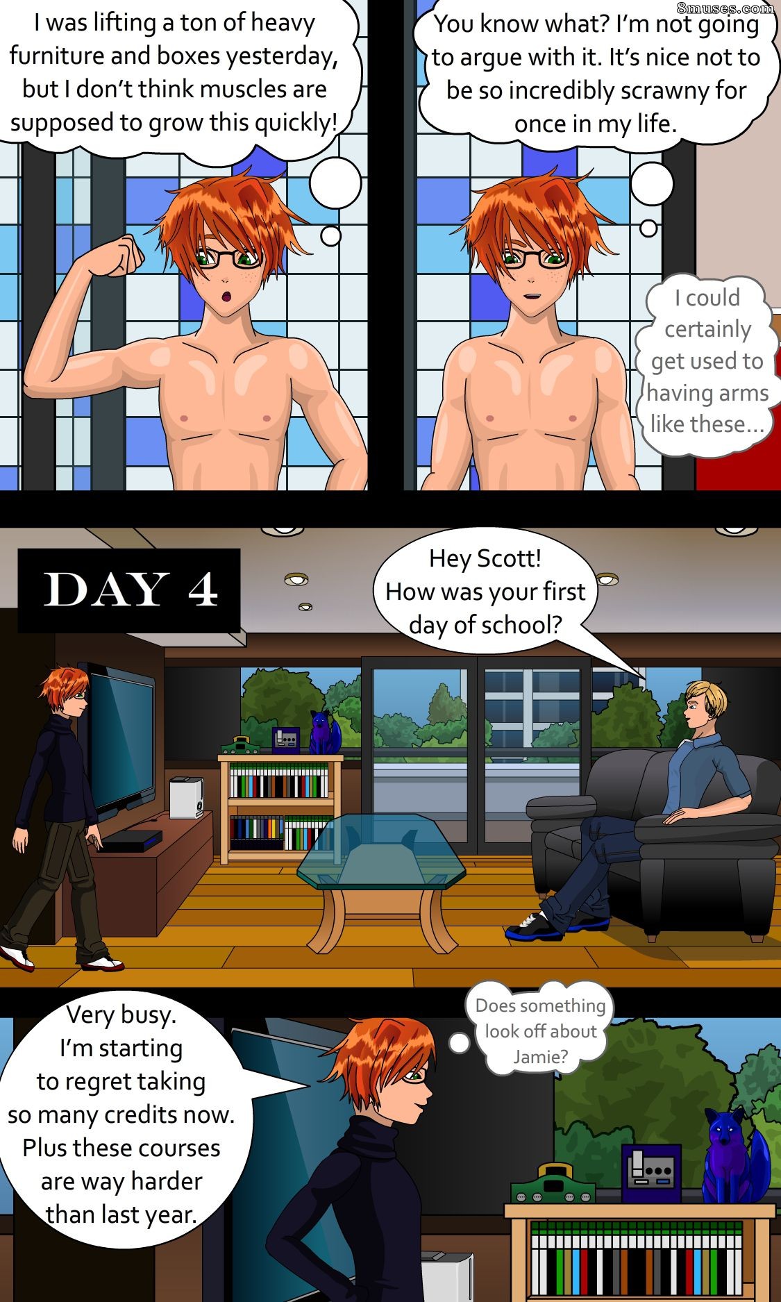 Sapphirefoxx - Shifting Roommates - Page 8