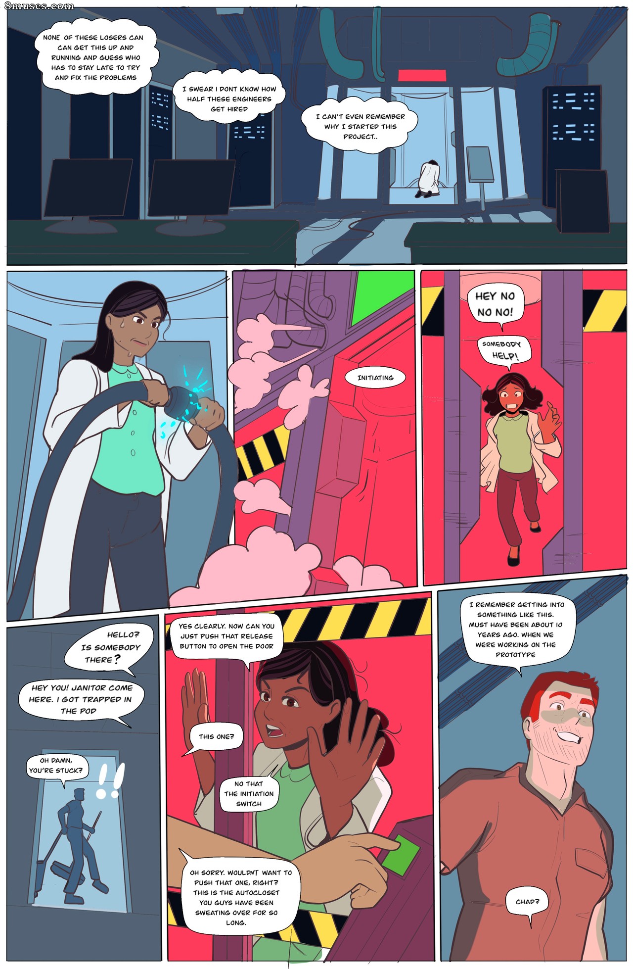 ManaOmega Comics - Transformación de ingeniero - Página 1