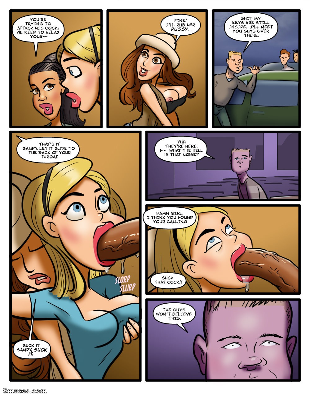 Page 10 | JohnPersons_com-Comics/Moose/Black-Cock-Institute | 8muses - Sex  Comics