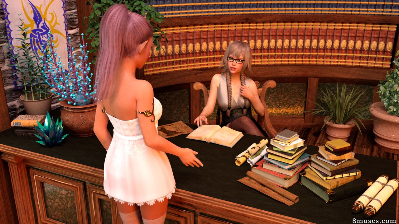 Naama - Lustful Desires 2 - The Librarian - Page 1