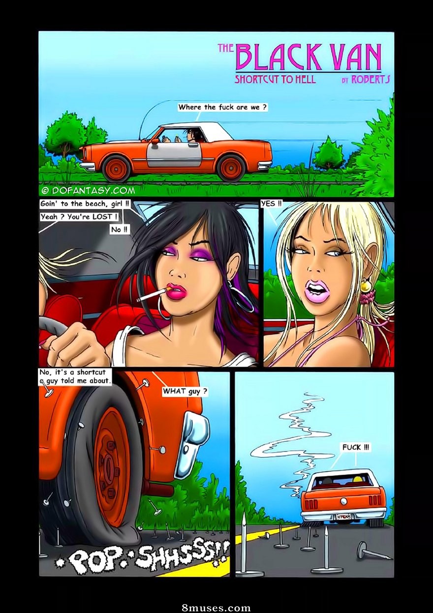 Fansadox Comics - Fansadox 098 - Roberts - Black Van 3 - Shortcut to Hell - Page 3