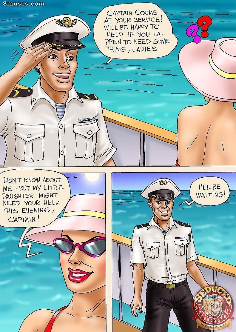 Seduced Amanda Comics - Going Crazy on a Cruise - Page 3
