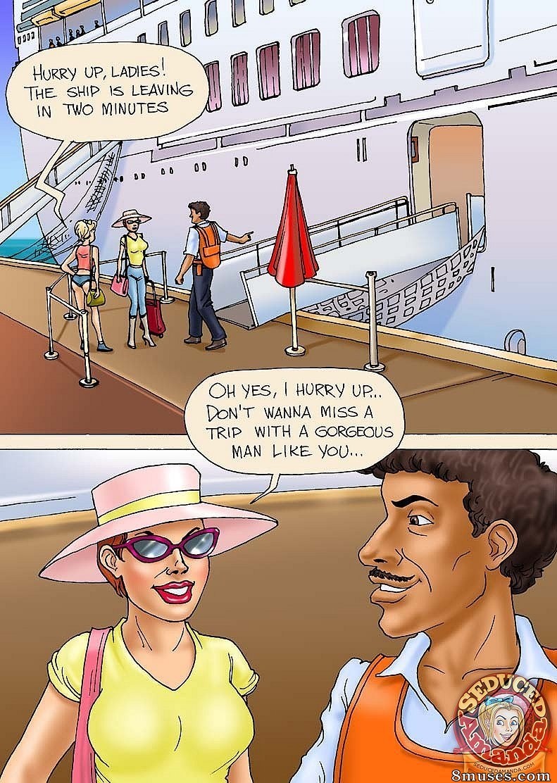 Seduced Amanda Comics - Going Crazy on a Cruise - Page 1