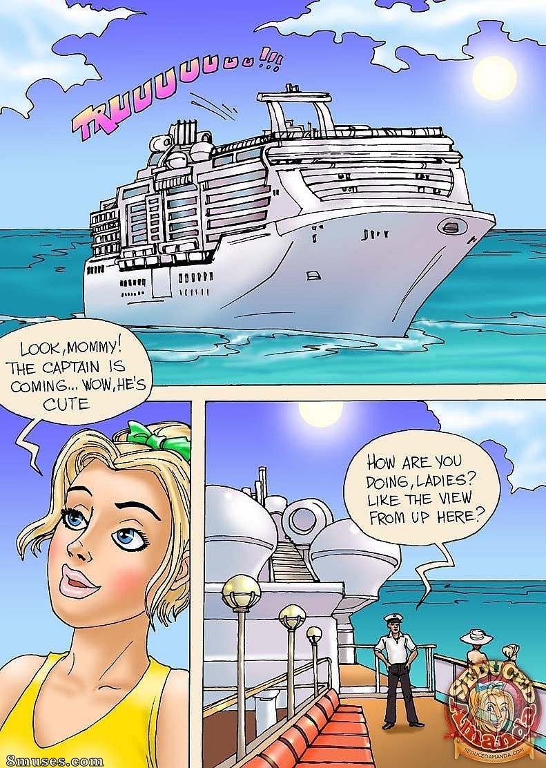 Seduced Amanda Comics - Going Crazy on a Cruise - Page 2