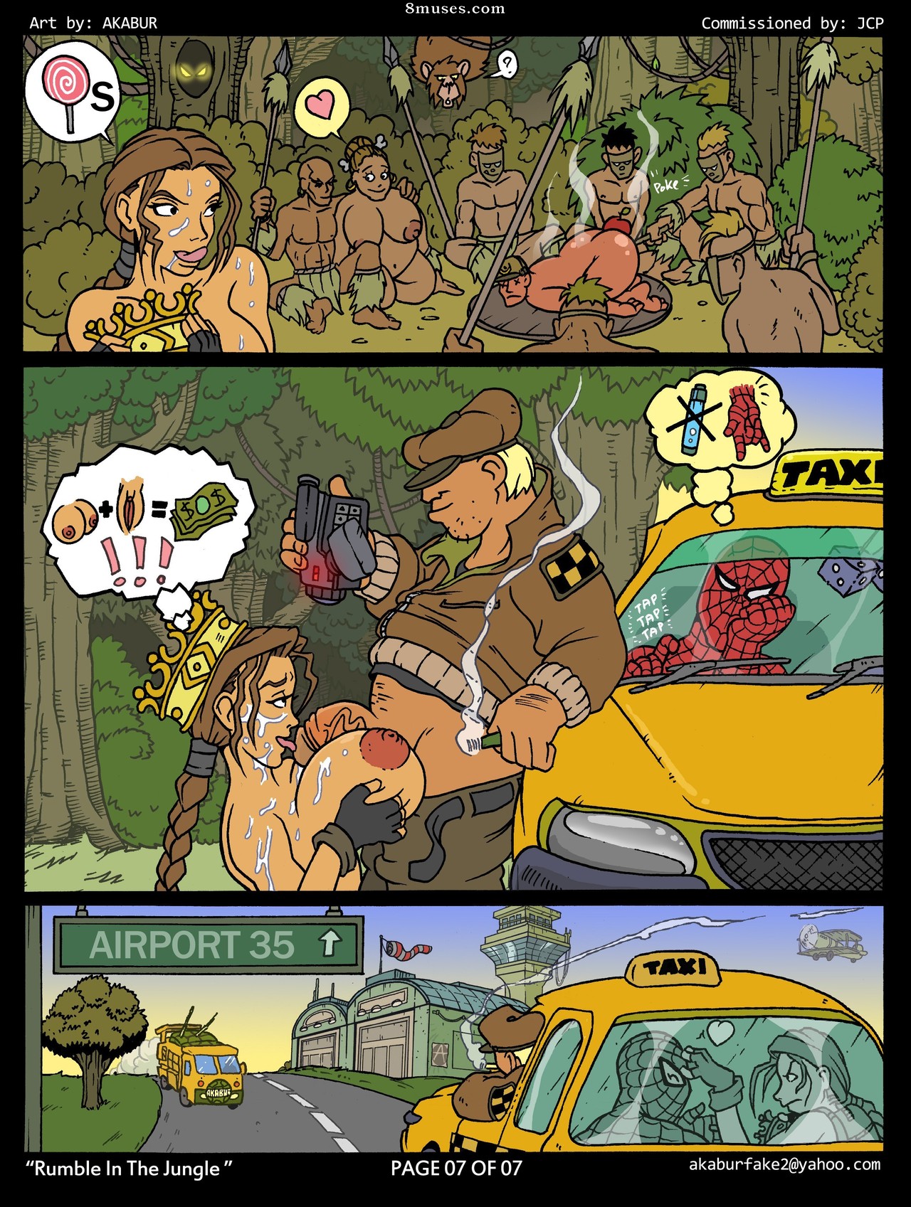 AKABUR Comics - Alboroto en la selva - Página 7