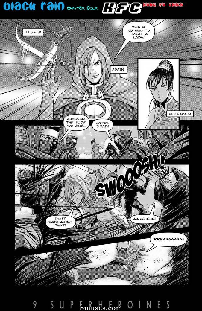 9 Superheroines Comics - KungFu chick - Page 16