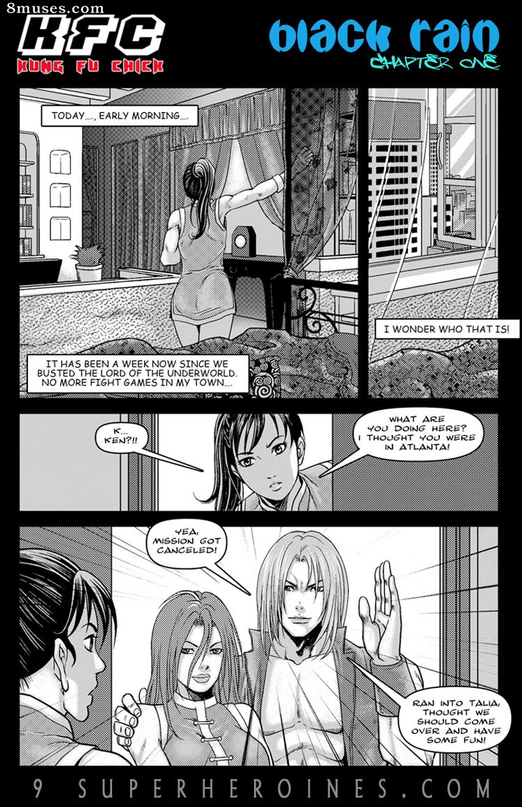 9 Superheroines Comics - KungFu chick - Page 1