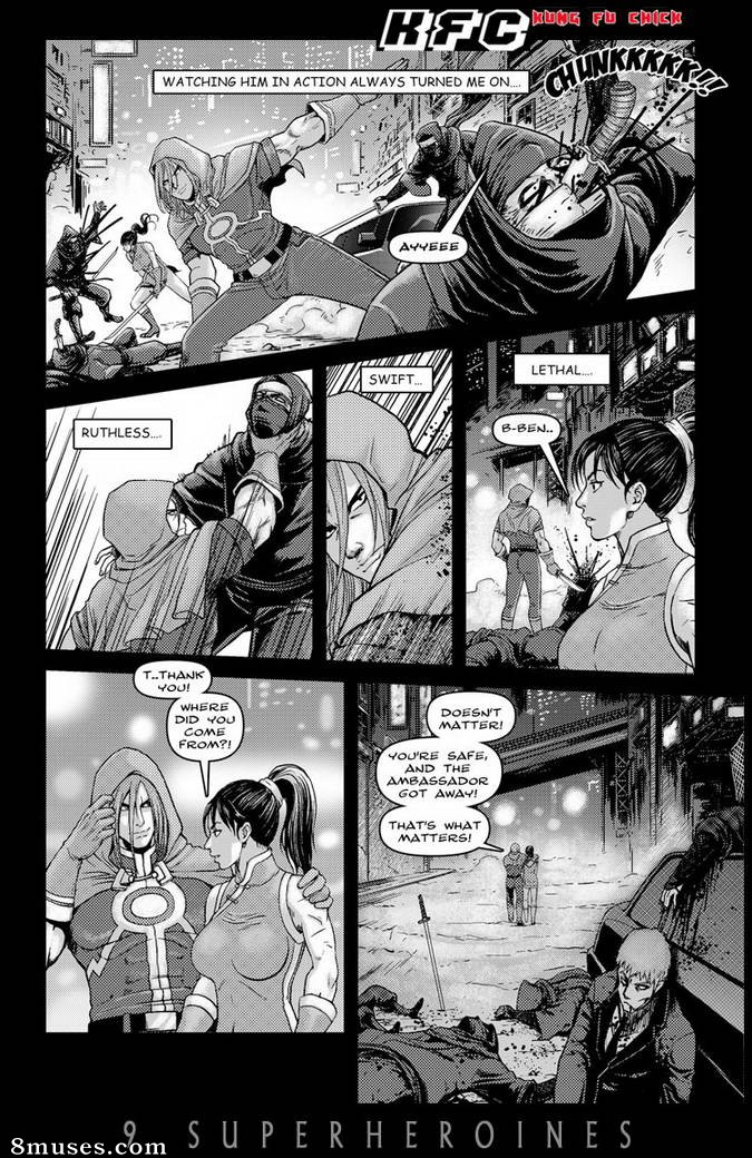 9 Superheroines Comics - Garota de kung fu - Página 17