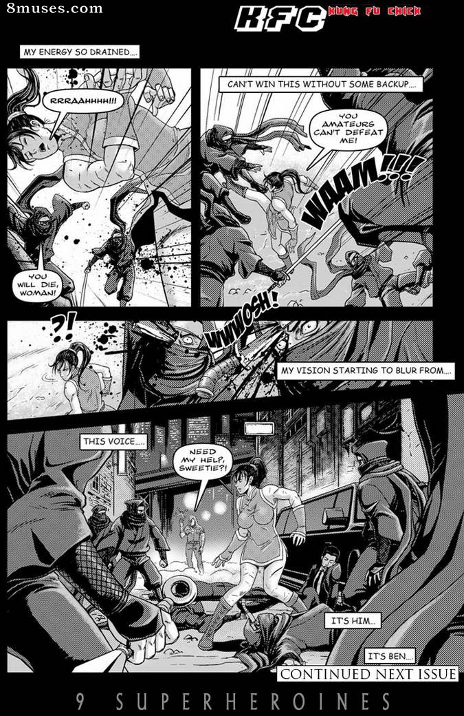 9 Superheroines Comics - Garota de kung fu - Página 15