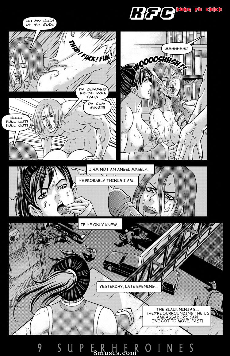 9 Superheroines Comics - Garota de kung fu - Página 8
