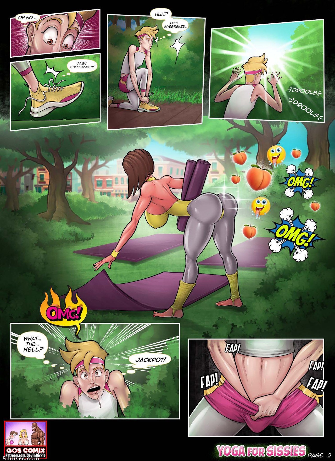 Devin Dickie Comics - Ioga para sissies - Página 3