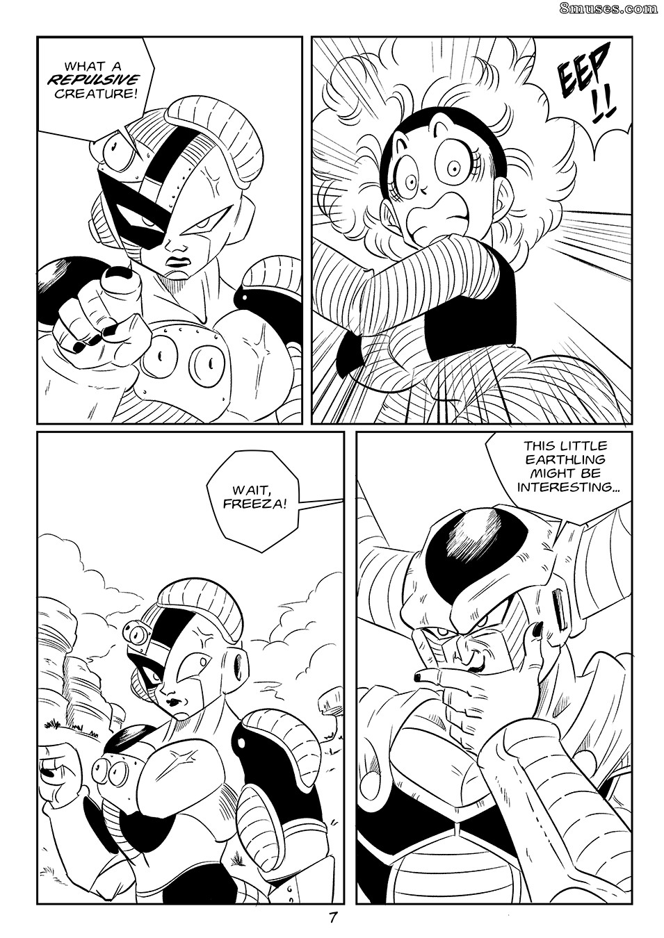 FunSexyDB Comics - Encontro próximo do tipo frio - Página 8