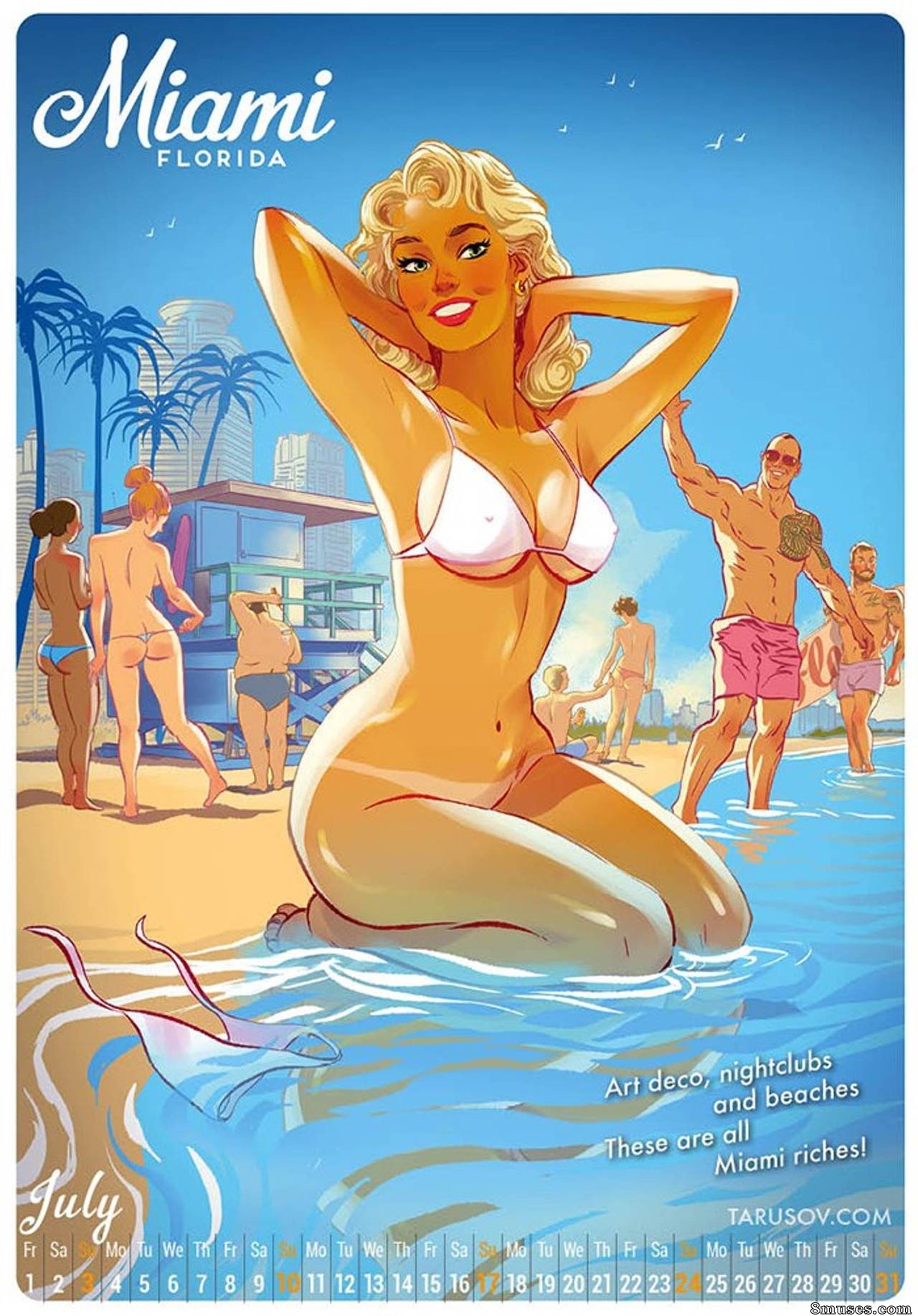 Andrew Tarusov - American Pinup Calendar 2016 - Page 7