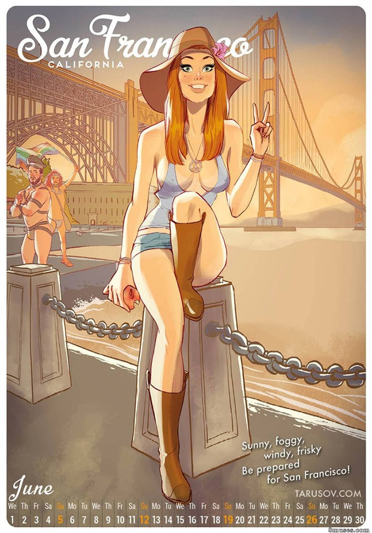 Andrew Tarusov - American Pinup Calendar 2016 - Page 6