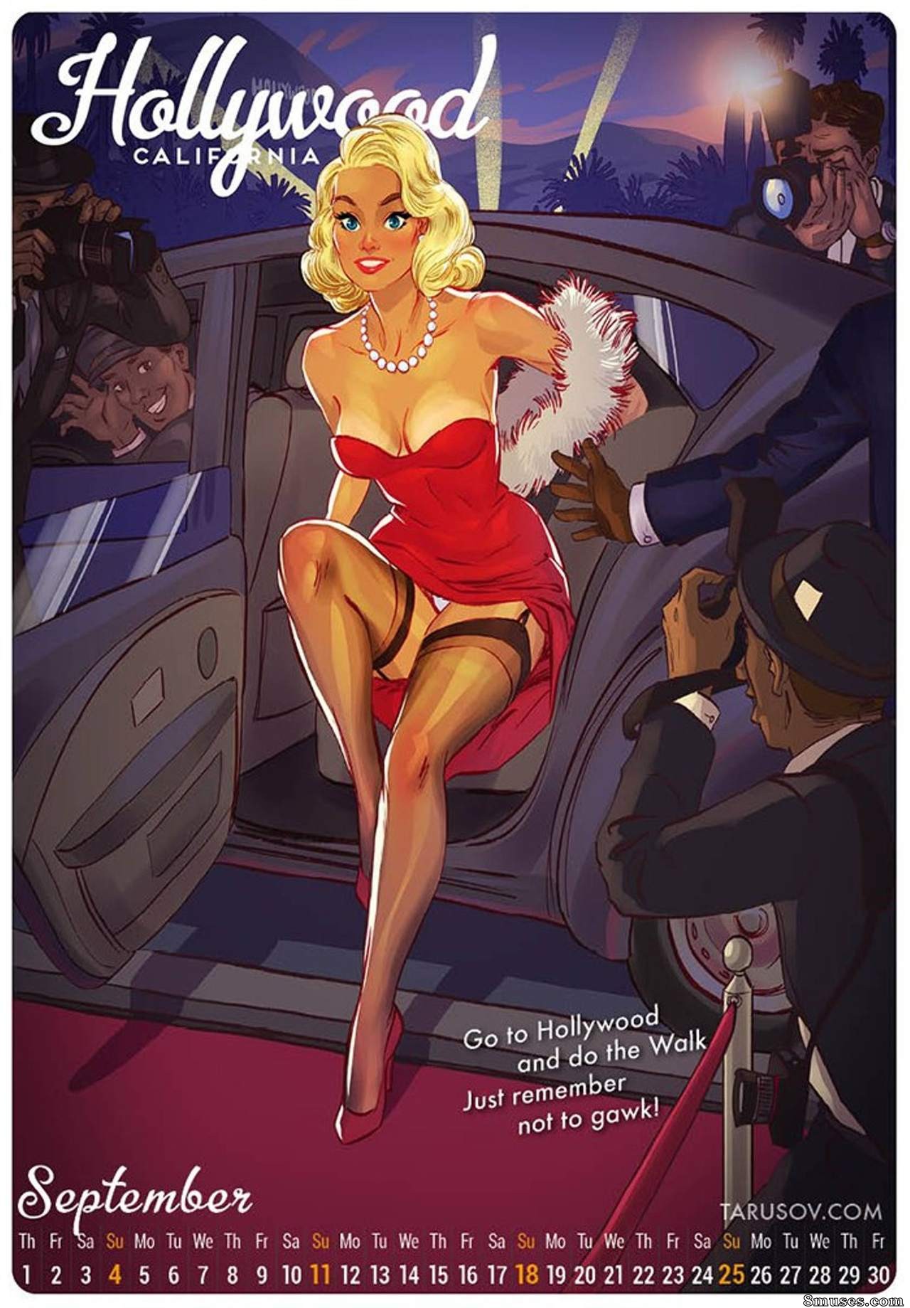 Andrew Tarusov - American Pinup Calendar 2016 - Page 9