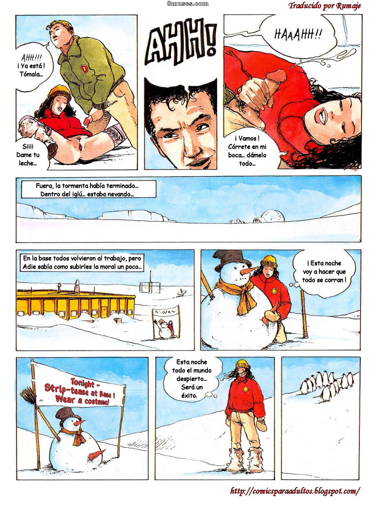 Page 9 | Topaz-Comics/Antartic-Heat/Spanish | 8muses - Sex Comics