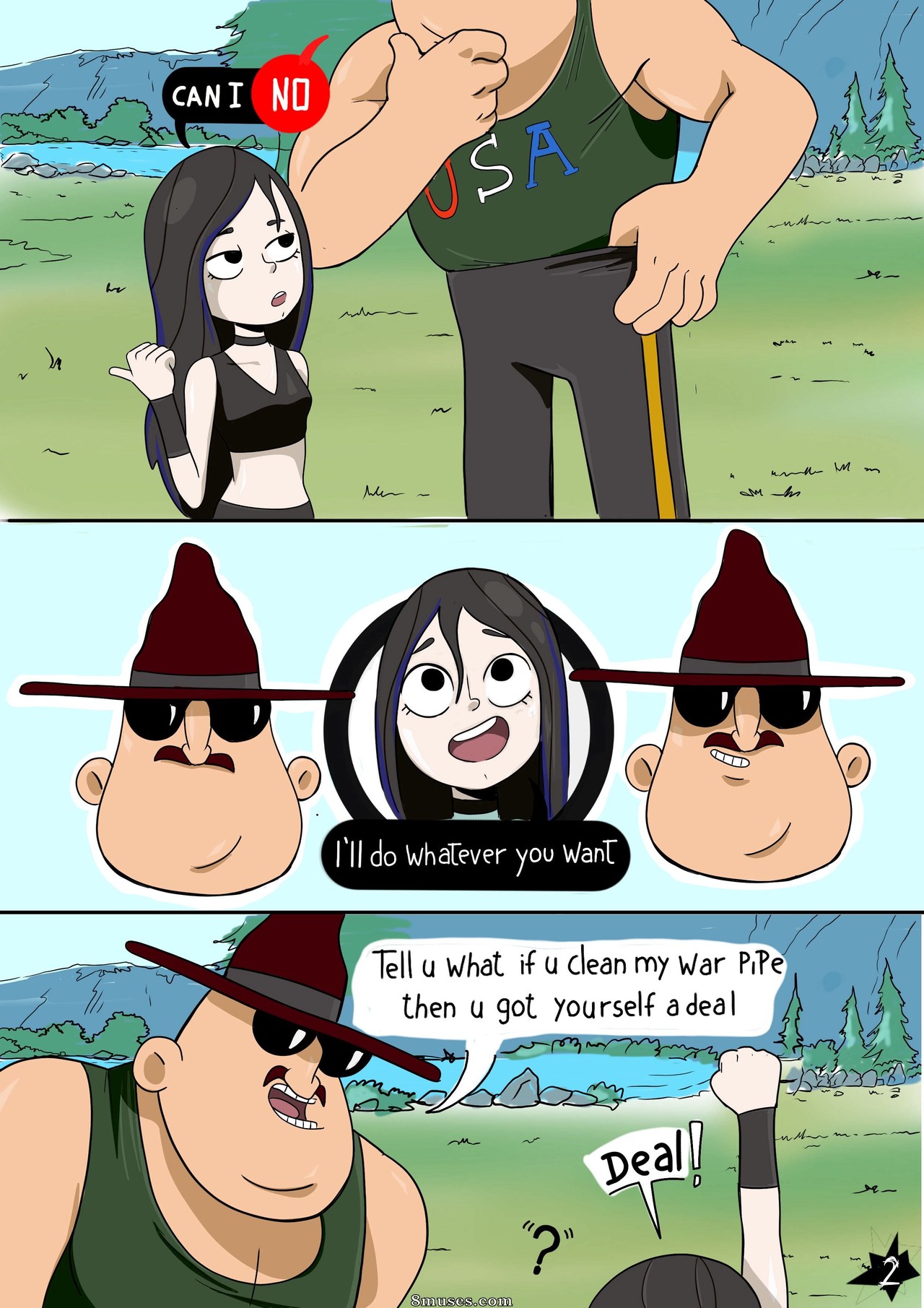 Trash Trash Comics - Camp WWE - Page 3