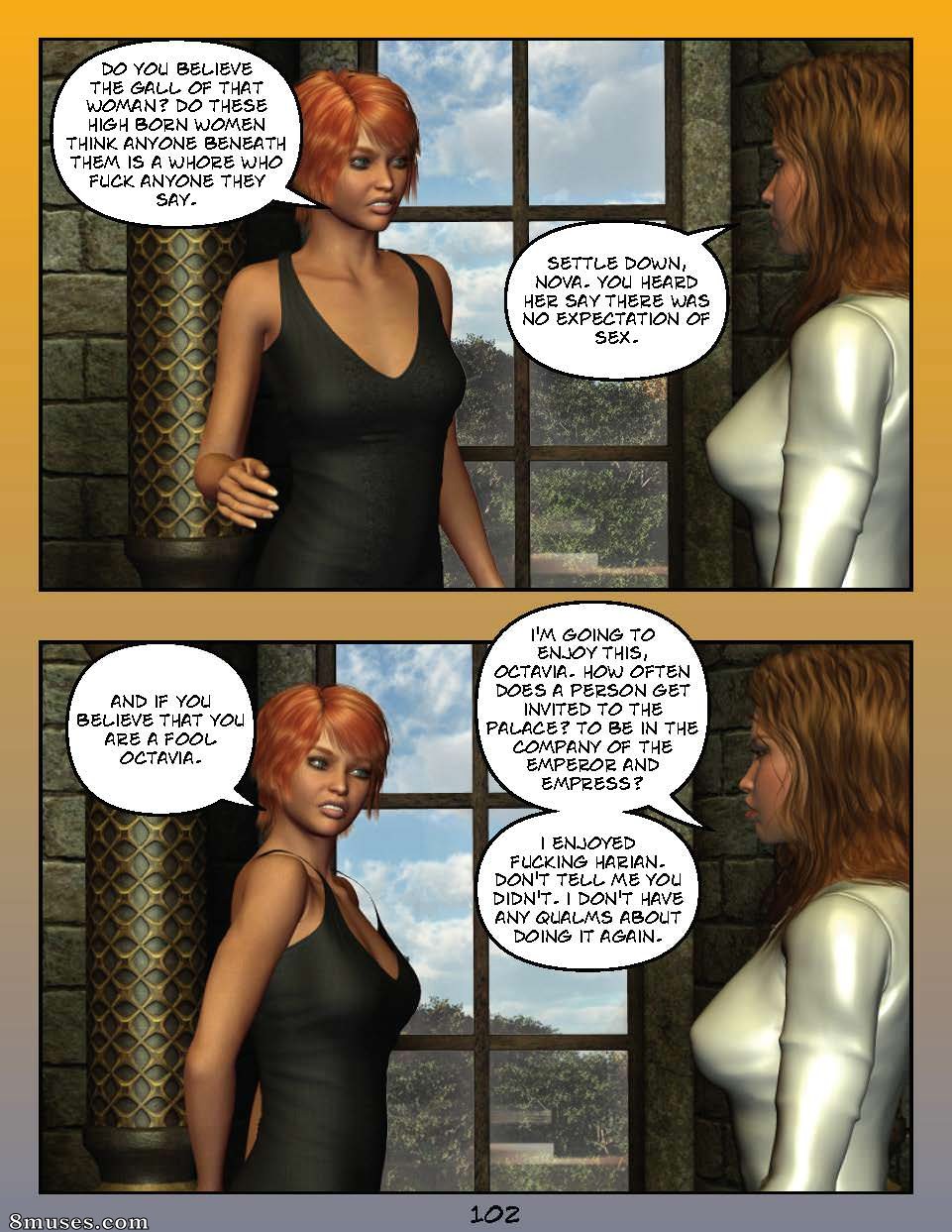 Digital Empress-Captain Trips Comics - Chroniques de l'impératrice - Livre 18 - Les ténèbres de ceux qui règnent - Page 102