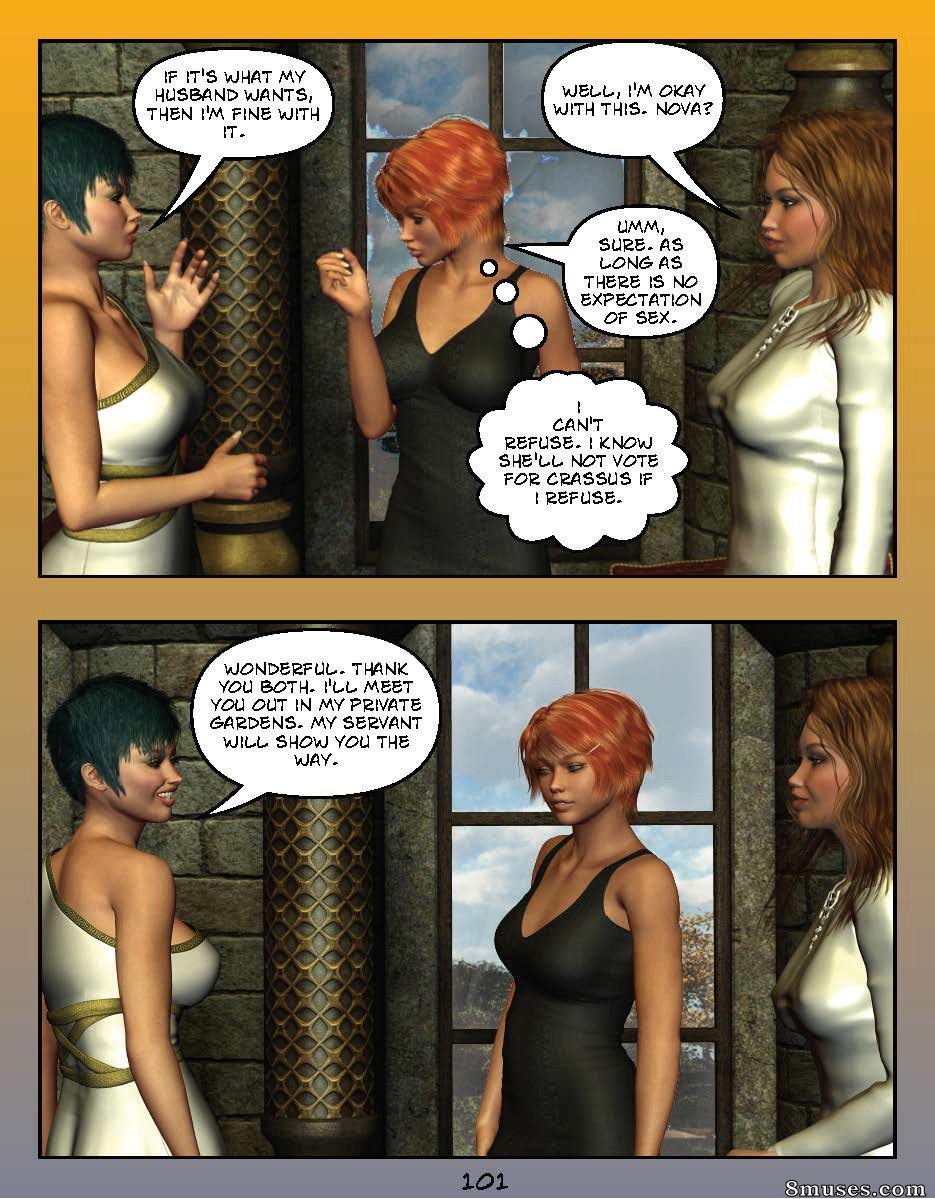 Digital Empress-Captain Trips Comics - Chroniques de l'impératrice - Livre 18 - Les ténèbres de ceux qui règnent - Page 101