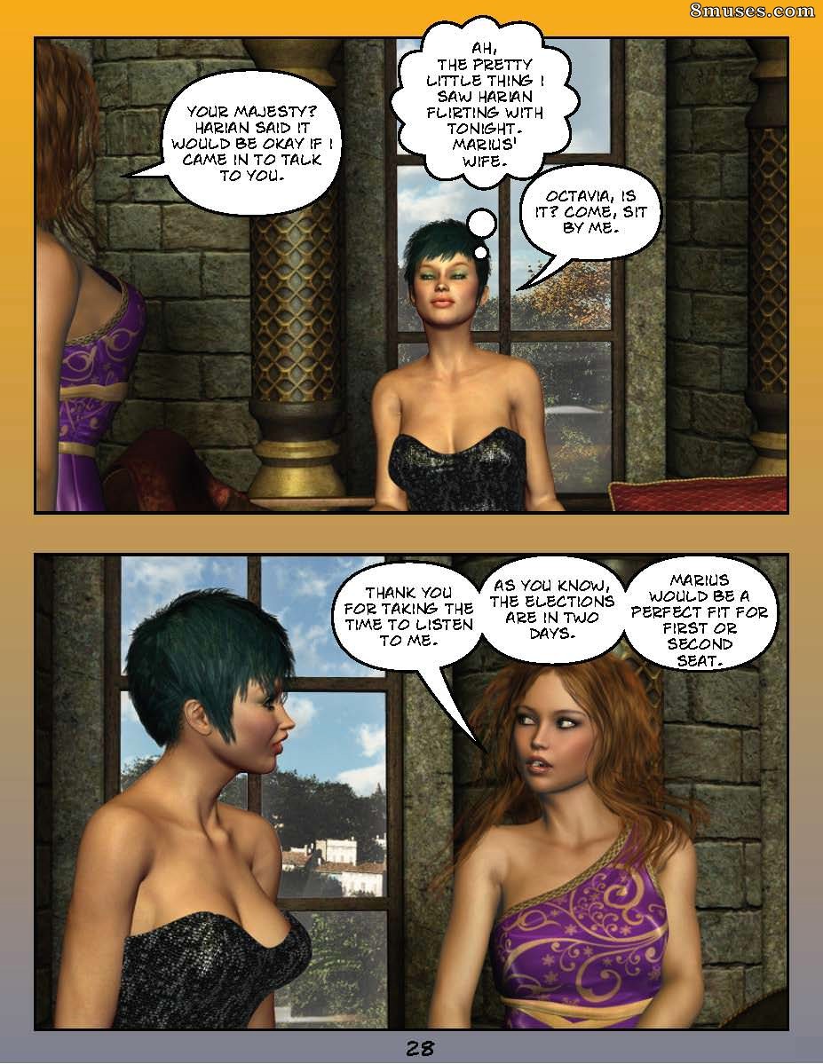 Digital Empress-Captain Trips Comics - Chroniques de l'impératrice - Livre 18 - Les ténèbres de ceux qui règnent - Page 28