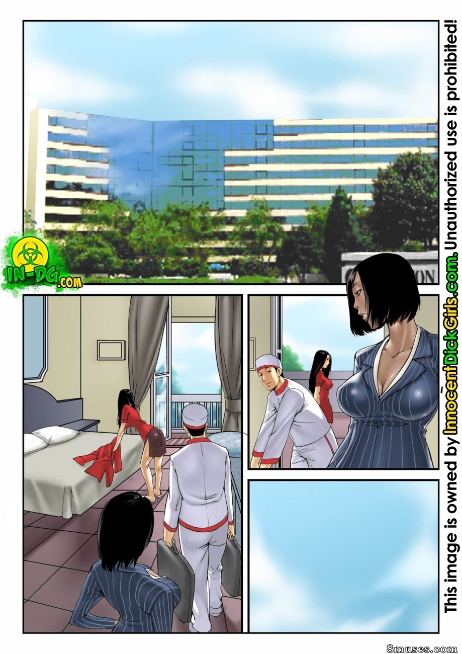 Innocent Dickgirls Comics - Conferência de fim de semana de Alexis - Página 3