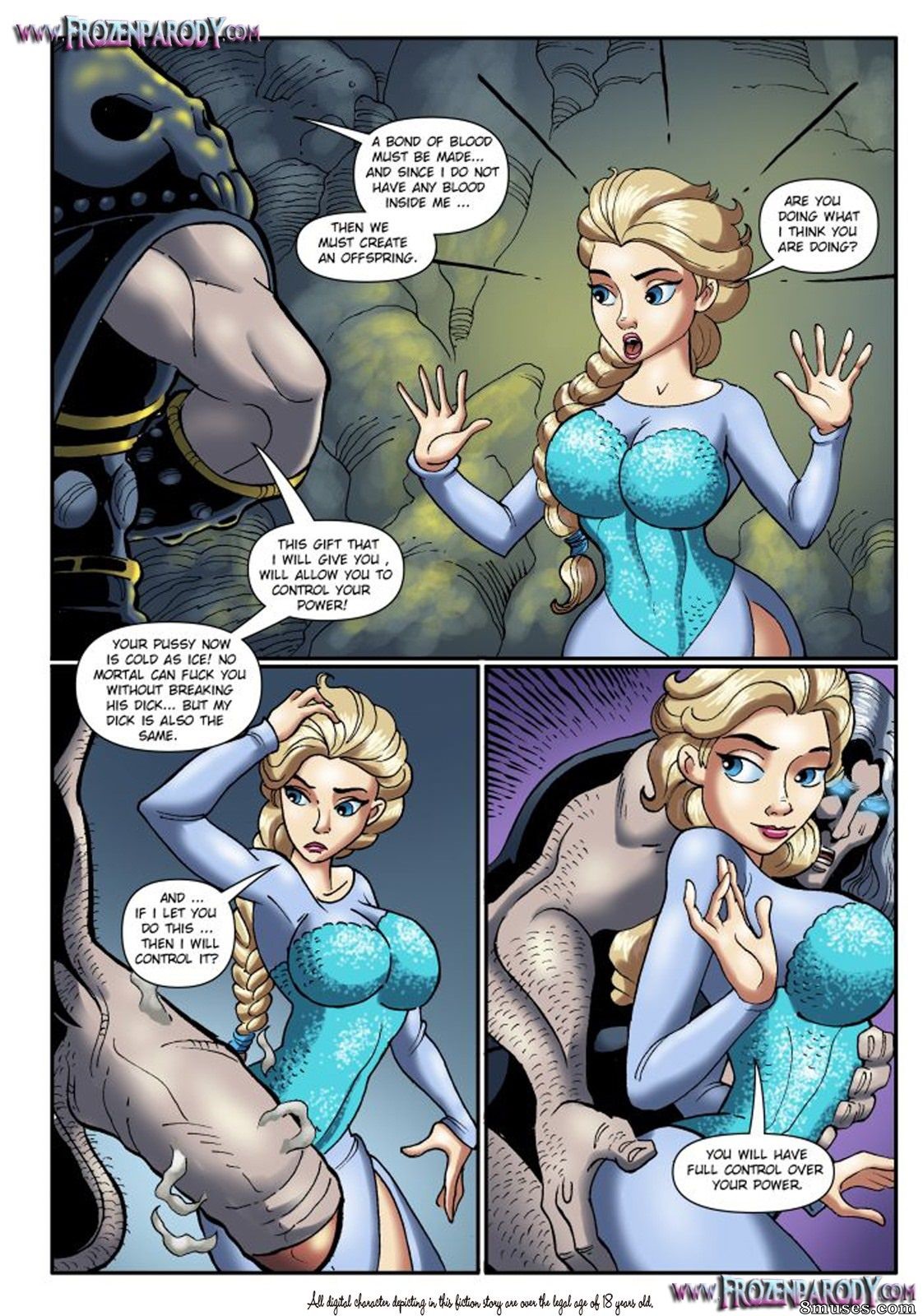 Frozen Parody Comics - Parodia congelada 7 - Salvadores polla dura - Página 5