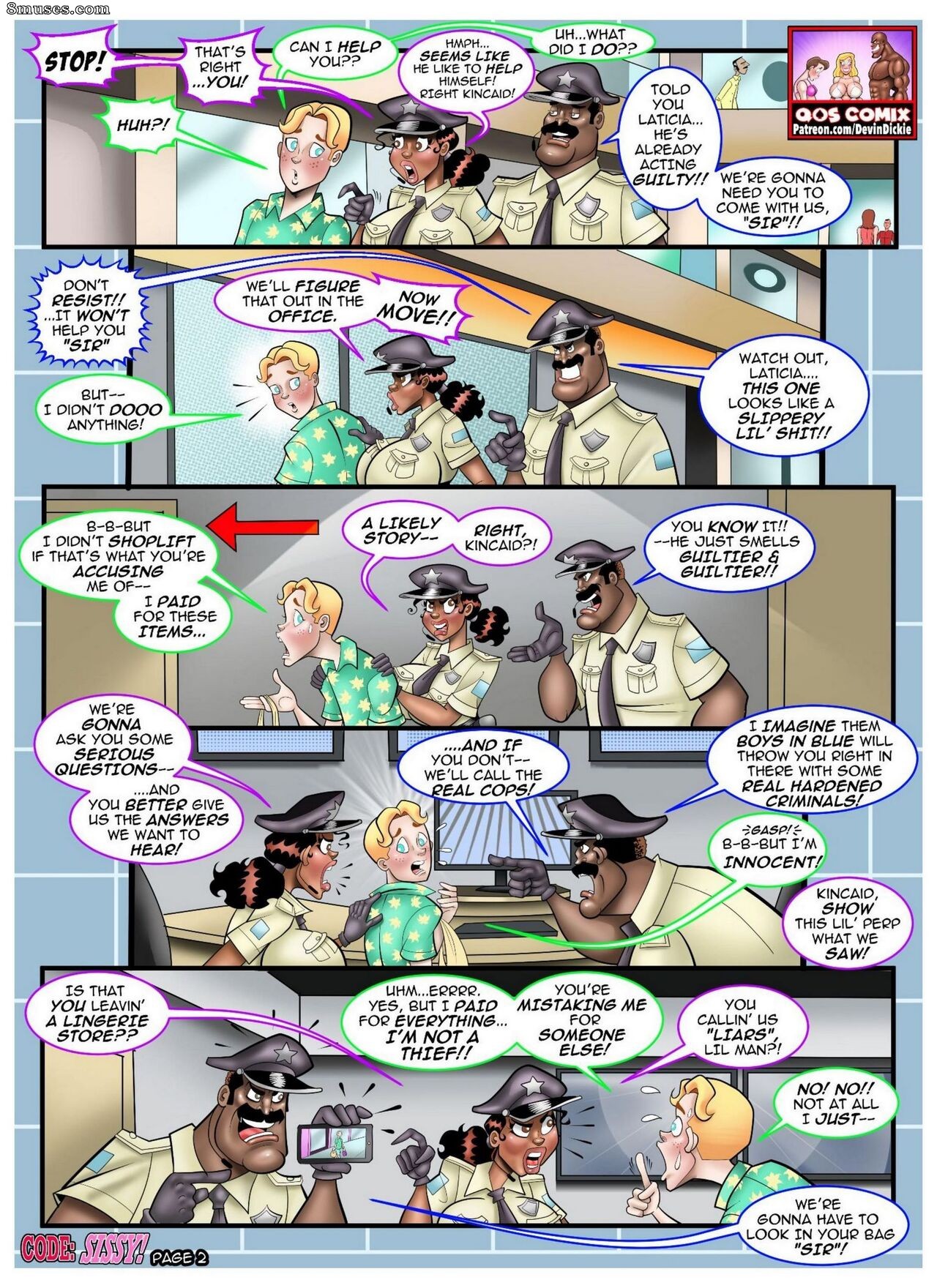 Devin Dickie Comics - Code Sissy - Page 3