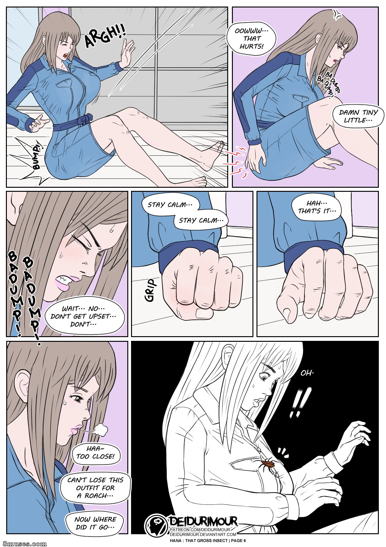 Manic Comics - Hana aquele inseto nojento - Página 8