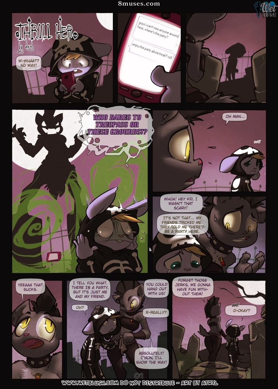 WetBlush Comics - Thrill Her - Page 1