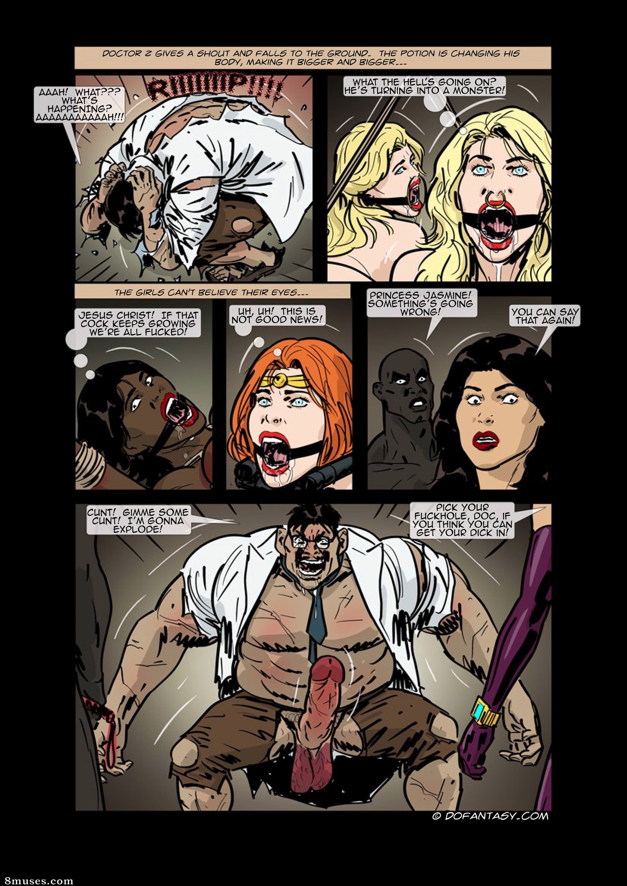 Fansadox Comics - Fansadox 421 - Harem Horror Hell 6 - Helpless - Predondo - Page 43