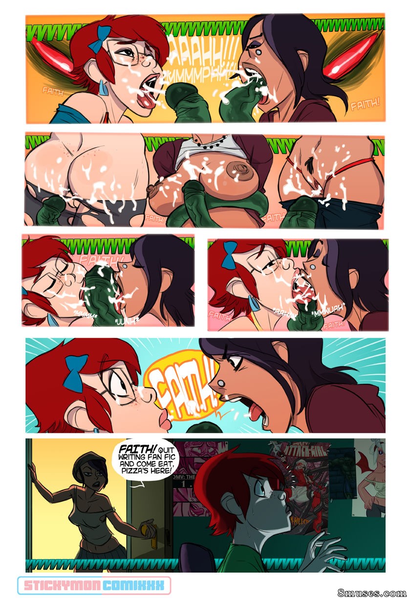 Stickymon Comics - Faith and Fatima - Fan Friction - Page 3