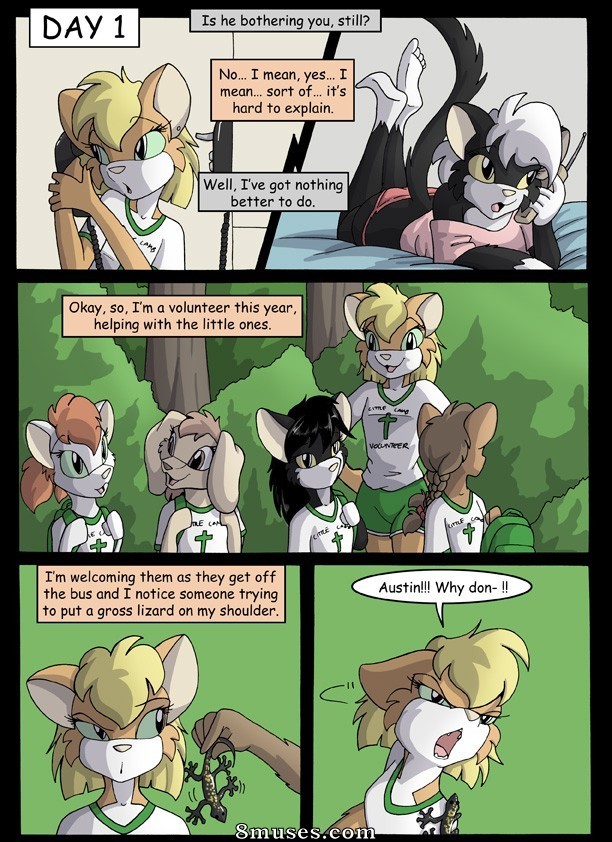 Adult Comix - Amys Little Lamb Summer Camp Adventure - Page 3