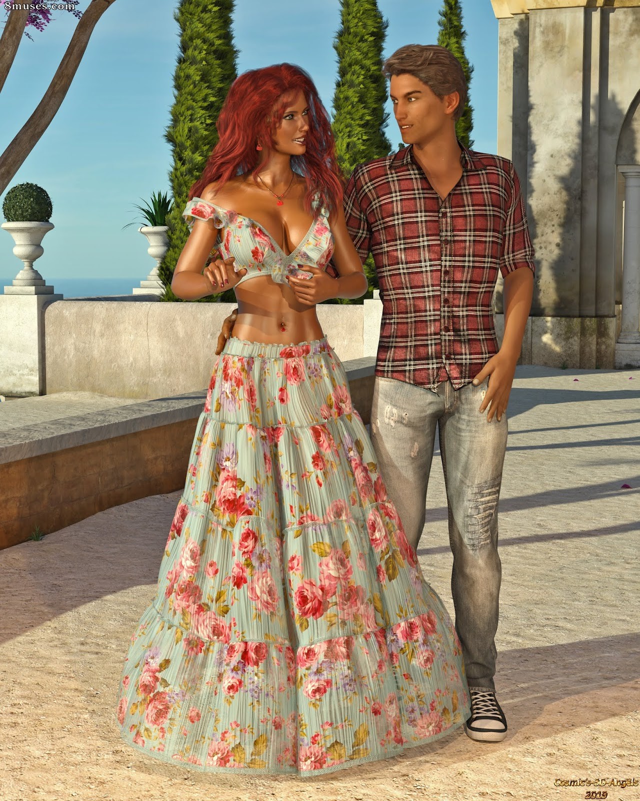 Cosmic 3D Angels - Scarlett & Alex in Summer Romance - Page 6
