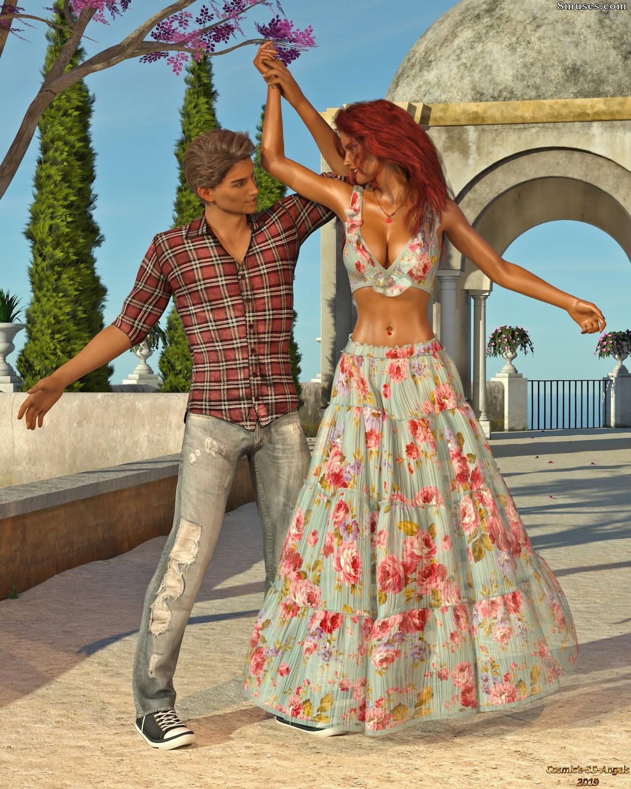Cosmic 3D Angels - Scarlett & Alex in Summer Romance - Page 8