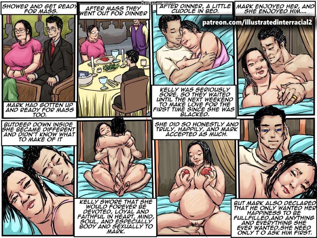 IllustratedInterracial.com Comics - Blacking my Busty Asian Wife - Page 8