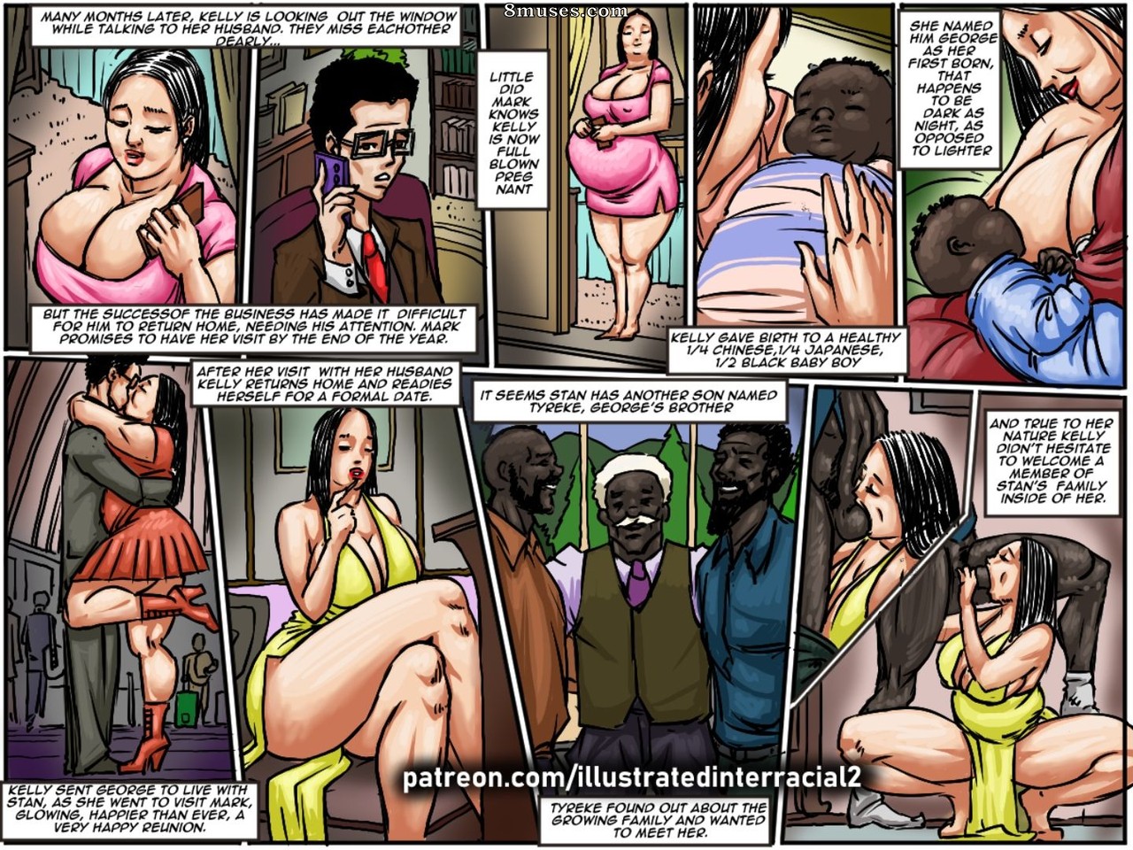 IllustratedInterracial.com Comics - Blacking my Busty Asian Wife - Page 21