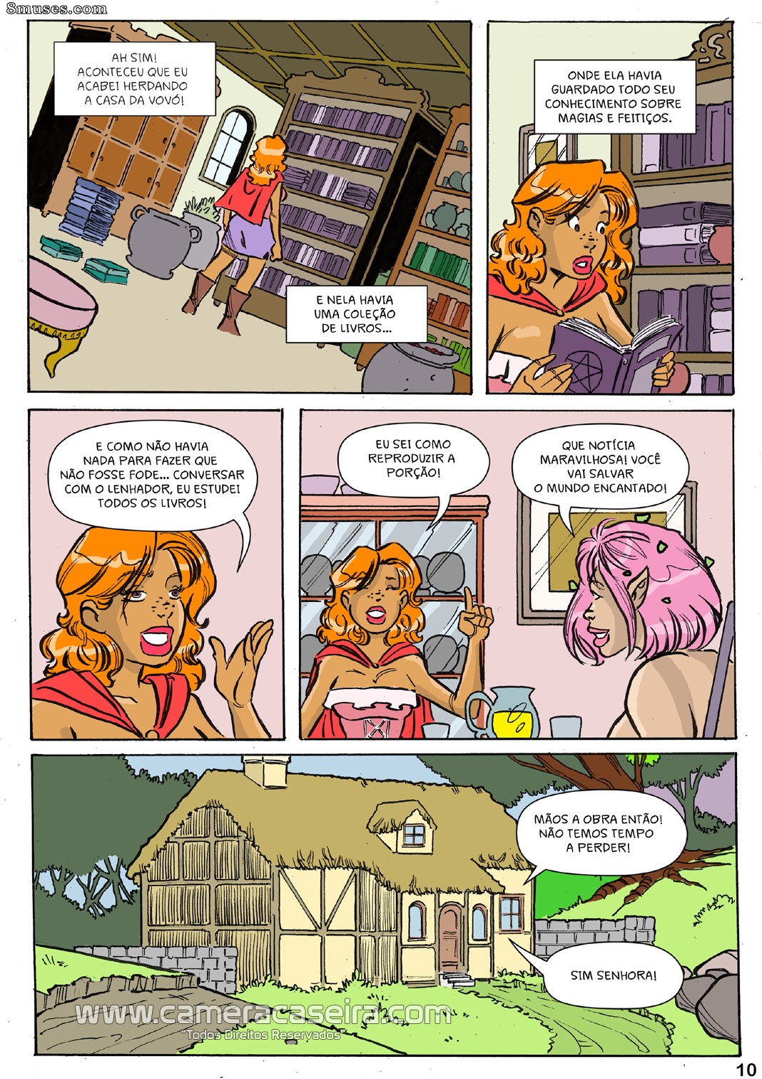 Contos de Foda - 4 Chapeuzinho Vermelho - Page 10
