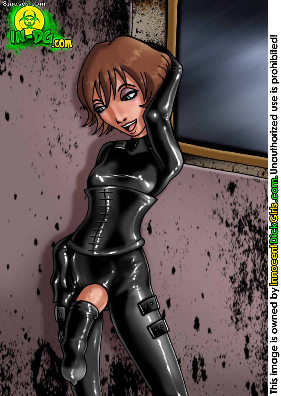 Innocent Dickgirls Comics - Trajes de Cristina - Página 25
